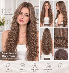 Perruque Lace Front Deep Wave sans colle en cheveux humains avec baby hair, couleur naturelle pour usage quotidien - Product Image 6