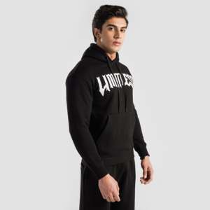 เสื้อฮู้ดดี้ GAI รุ่น <span class=keywords><strong>Supreme</strong></span> ผ้าฝ้ายเฟรนช์เทอร์รี่ 100% ไซส์ XXS สกรีนลายด้วยเอนไซม์วอช พร้อมงานปัก 3 มิติ สีดำ - Product Image 1