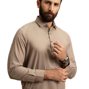 ชุดสلوارคามีซผ้าฝ้ายคุณภาพสูงสำหรับผู้ชาย สไตล์ดั้งเดิม แห้งเร็ว ใส่ได้ทุกฤดู ปรับแต่งได้ - Product Image 3