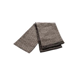 Écharpe pour homme à double face, imprimée numériquement, motif tissé en laine grise - Product Image 2