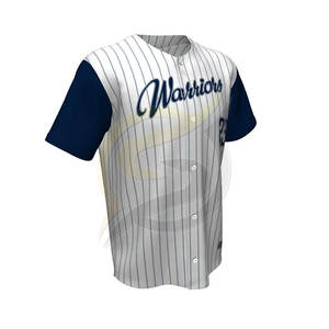 Camiseta de béisbol de poliéster personalizada, Jersey de béisbol de corte Regular liso y costuras de alta calidad, nuevo estilo - Product Image 2
