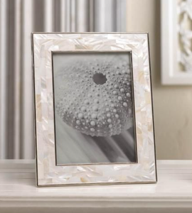 Cadre photo de luxe en nacre fait à la main décor élégant artisanat emporium incrustation vadrouille jeu de puces cadres en métal - Product Image 4