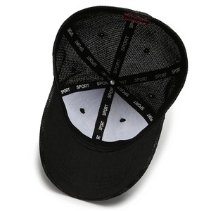 Casquette de baseball d'été unisexe hommes femmes à séchage rapide casquette sportive Snapback avec bord incurvé respirant couleur pure casquette de baseball en os - Product Image 4
