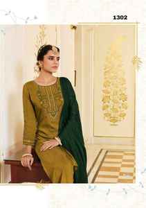 Nouvel Arrivage Pantalon Kurti de Travail Brodé en Viscose Pure de Meilleure Qualité avec Dupatta Fabrication à Surat India - Product Image 6