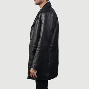 2025 hommes Design de mode nouveauté veste en cuir pour hommes vestes en cuir Pu qualité supérieure veste en cuir de vachette - Product Image 5