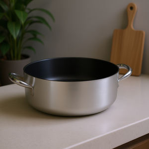 Casserole en aluminium antiadhésive de la série professionnelle 2000, 45 cm - Design moderne de luxe pour les hôtels - Product Image 3