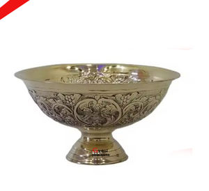 Recipiente de servicio de acero inoxidable con acabado de metal plateado con mango para restaurante y bar de hotel - Product Image 2