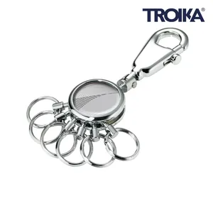 Portachiavi Personalizzati con Onde Geometriche, Gadget Promozionali e Moschettoni - Product Image 1