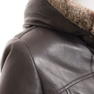 <b>Women's</b> Long Hooded Lambskin Leather <b>Jacket</b> Factory-Made Zipper Closure Breathable Waterproof Eco-Friendly for Autumn Season - Product Image 5