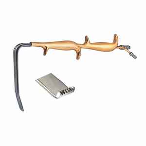 Plastic Surgery <b>Instrument</b> Tebet Fiber <b>Optic</b> Retractor Double Handle With Smooth End 18.5 Stainless Steel General Surgery Breast - Product Image 1