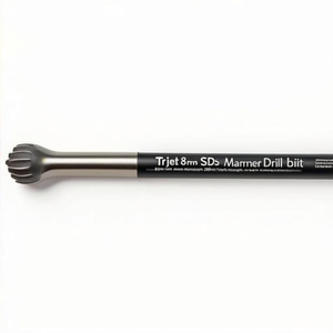 Broca de Martillo Trijet de 8 mm SDS-plus, Longitud de Trabajo de 200 mm, Longitud Total de 260 mm para Mampostería y Hormigón - Product Image 2