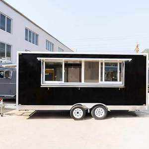 รถขายอาหารรถลากอาหารเคลื่อนที่พร้อมอุปกรณ์ระดับมืออาชีพรถพ่วงเชิงพาณิชย์สำหรับสตรีทฟู้ด - Product Image 2