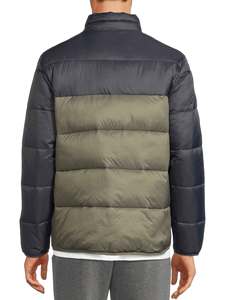 OEM personalizado de los hombres Puffer chaquetas 2024 Unisex personalizado puffer chaqueta gris y verde Color Pennal Puff chaquetas - Product Image 3