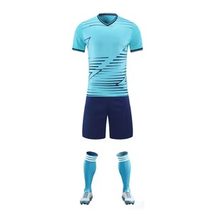 ชุดเสื้อทีมฟุตบอลเสื้อทีมแห้งเร็ว2024ออกแบบได้ตามต้องการรุ่นใหม่ล่าสุด - Product Image 3