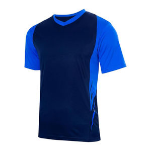 Maillot de football pour adulte, tissu respirant à séchage rapide, maillot de football pour compétition, manches courtes, col en V - Product Image 3