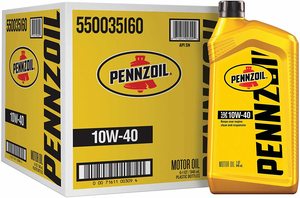 Pennzoil 10W-40 SN Alto rendimiento 1 cuarto de galón 6 Pack Aceite de motor para protección del motor Lubricante automotriz - Product Image 4