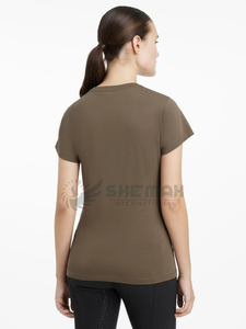 Camisa de mujer Ecuestre para montar a caballo, ropa de competición de diseño elegante, blusa transpirable de manga larga ajustada con estiramiento - Product Image 3