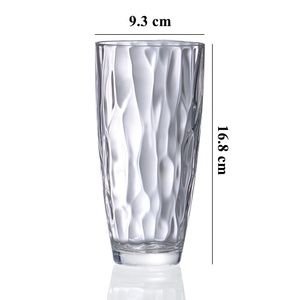 [Holar] Taiwán hizo vaso alto de onda transparente irrompible de plástico de 23 onzas para fiesta en interiores y exteriores - Product Image 2