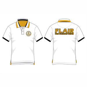 Gran oferta de algodón 100% para hombre, camiseta Polo personalizada de buena calidad, Color sólido, estilo informal, patrón, 180g, tela, peso frontal - Product Image 4