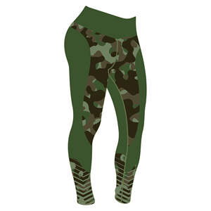 Vente en gros de leggings taille haute pour femmes avec logo personnalisé en spandex/polyester respirant pour emballage personnalisable - Product Image 1