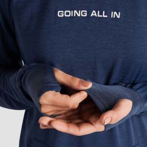Aura Shield <b>Top</b> Modest Sportswear in Blue - Product Image 5