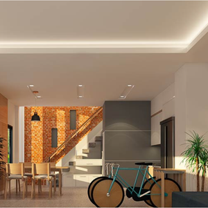 Opt5165 2 metri profilo in alluminio LED striscia barra angolo esterno incasso profilo luce per uso esterno e interno - Product Image 3