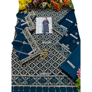 ชุดปากีสถานที่ดูดีชุด2024สำหรับผู้หญิงคอลเลคชั่นฤดูร้อน - Product Image 1