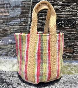 Sac fourre-tout bohème en jute tressé, écologique, pour femme, idéal pour la plage, les voyages et le quotidien, sac à bandoulière ouvert - Product Image 2