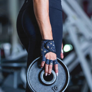 2025 nueva llegada Unisex transpirable medio dedo guantes para hombres y mujeres poliéster Premium para levantamiento de pesas - Product Image 5