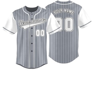 PUFFIN SPORT Adult Baseball Jerseys Personalized Uniform Sets Team Front/<b>Back</b> Number 100% Polyester Breathable Printed Custom - Product Image 4