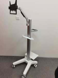 Monitor tanda vital troli portabel monitor aluminium berdiri troli untuk perangkat pemantauan tanda vital - Product Image 6