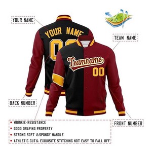 High Quality Adult Youth - Personalized Lightweight Bomber Coat with Stitched Text Logo College <b>Baseball</b> <b>Jacket</b> <b>For</b> <b>Men</b> - Product Image 3