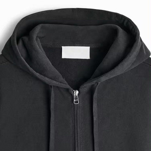 Sudaderas con capucha con cremallera para hombre, ropa de calle de invierno de alta calidad, nueva moda, venta al por mayor, sudaderas con capucha básicas con cremallera Vintage para hombre - Product Image 4