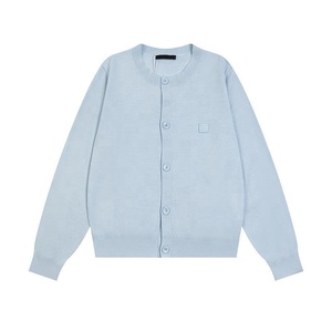 Cárdigan de Invierno para Hermandad de Moda con Cuello Bordado para Smiley Ance Studio, Suéter de Punto Superior - Product Image 6