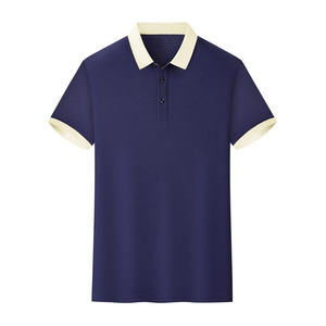 Polo-shirt de travail personnalisé avec logo brodé, design imprimé, 210g, couleur assortie, col de deuxième niveau, polo-shirt personnalisé - Product Image 4