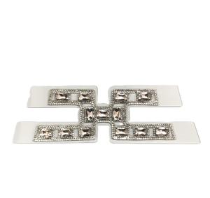 วัสดุ TPU ใสรูปตัว H ประดับด้วยคริสตัลแบบรีดติด สำหรับรองเท้าแตะและรองเท้าสานแบบกึ่งสำเร็จรูปสำหรับฤดูร้อน - Product Image 1