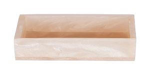 Juego de baño Beige de 4 piezas hecho a mano, accesorios de resina originales de fabricación india, decoración del hogar diseñada internamente - Product Image 4