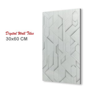 กระเบื้องผนังเซรามิกขนาด300X600มม. ดีไซน์ล่าสุดพร้อมพื้นผิวขัดเงาเนื้อแข็งสำหรับสำนักงานและบ้านภายในโรงแรม - Product Image 3