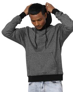 Sweat-shirt à manches longues surdimensionné pour hommes de haute qualité Sweat à capuche de couleur unie avec impression 3D ou logo en vente - Product Image 6