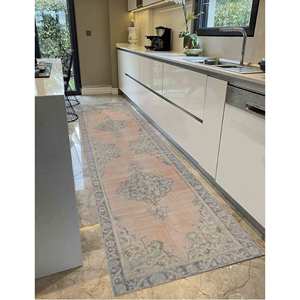 Muted Medallion <b>Rug</b>: Antique Turkish Style, Non-Slip Carpet,<b>Chenille</b> <b>Rug</b> - Product Image 5