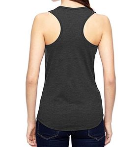 Camiseta sin mangas de algodón de talla grande transpirable con estampado de logotipo de diseño de Color personalizado unisex, camisetas informales en blanco al por mayor - Product Image 2