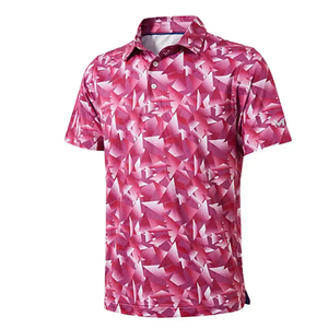 Premium Summer New Quarter Button Down Polo Camisetas Sublimación Tejido de algodón suave Turn Down Collar Golf POLO Shirt Hombres - Product Image 6