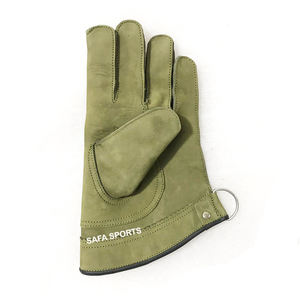 Guante de cetrería de cuero nobuk Protección de caza Falconry Short - Product Image 5