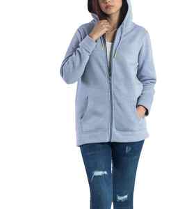 Sudadera con Cremallera para Mujer al por Mayor a Bajo Precio, Ropa de Mujer de la Mejor Calidad, Sudadera con Cremallera y Logotipo Personalizado para Mujer a un Precio Razonable - Product Image 1