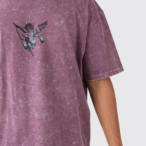 เสื้อยืดสกรีนลายกรดสำหรับผู้ชาย2025ออกแบบได้ตามที่ต้องการวัสดุคุณภาพดีในราคาสมเหตุสมผล - Product Image 5