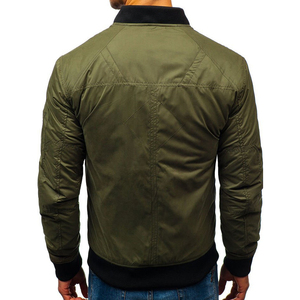 Veste en satin d'hiver pour homme de haute qualité en gros avec col montant Logo frontal Taille et couleur personnalisables - Product Image 3