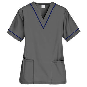 Chemise de gommage médical d'hôpital de vente chaude haut médical de gommage unisexe - Product Image 1