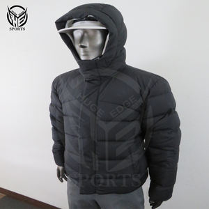 Chaqueta de invierno para hombre, ropa de calle, bombardero, chaqueta de bombardero con cremallera y capucha informal para exteriores de alta calidad para hombre - Product Image 3