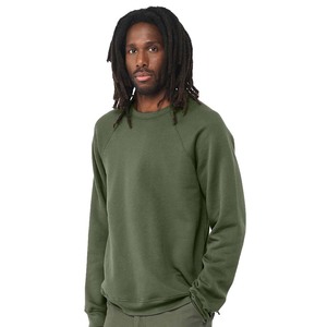 Lettres personnalisées Logo Imprimer Nouveau Vert Sweats Hommes 100% Coton Surdimensionné En Gros Ras Du Cou Pulls Ras Du Cou Pull - Product Image 2