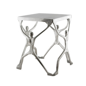 Hot Sale Round Side Table With Metal Stand <b>Cabinet</b> Coffee Table Guest Office Interior Furniture for Home Decorative - Product Image 6